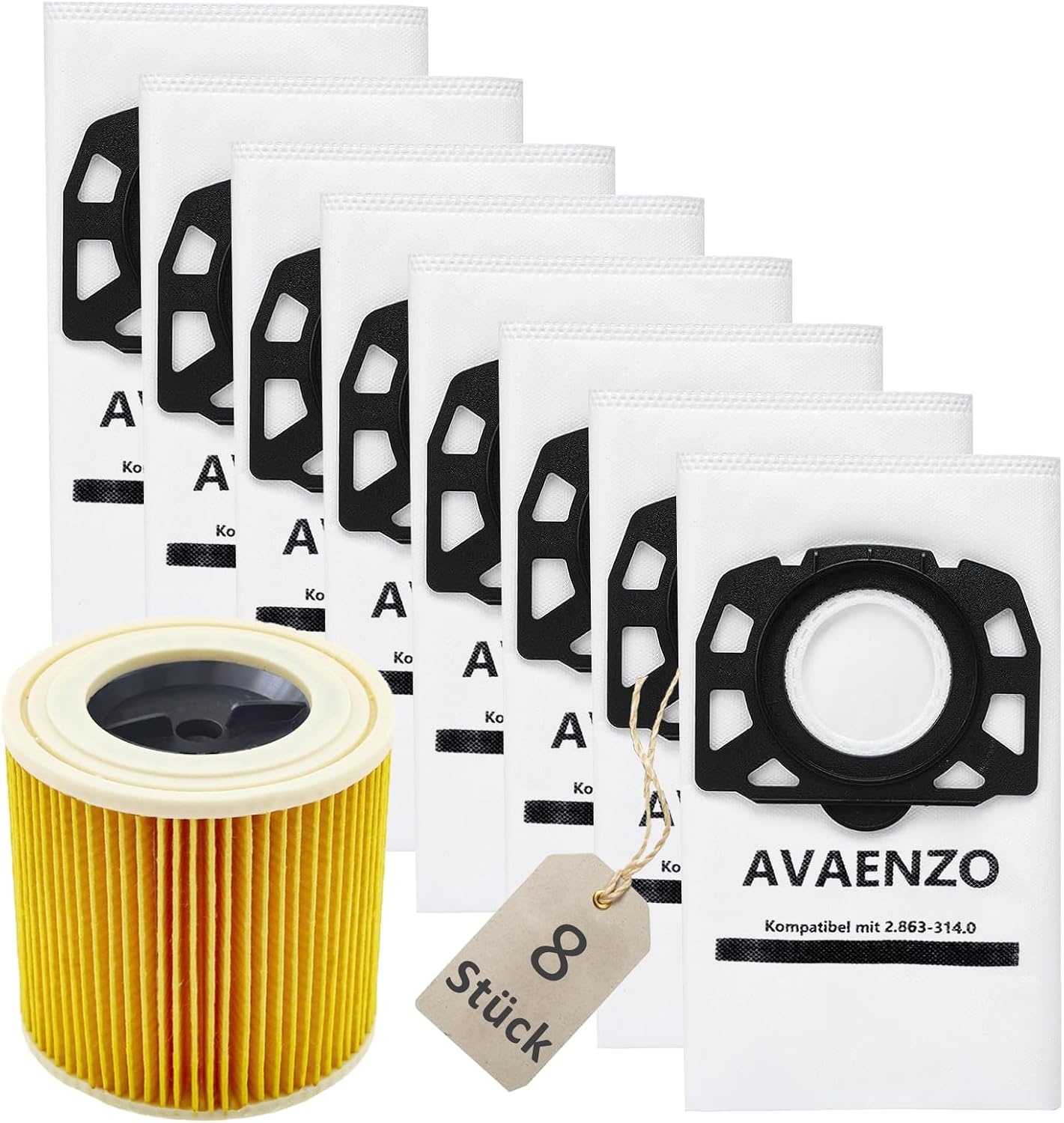 Cartridgefilters Kärcher WD/SE 3 stuks - 31% Korting