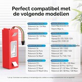 Accu voor Xiaomi Roborock stofzuigers - 6700mAh, 14.4V - 32% Korting!