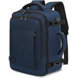 Diepblauwe Reisrugzak Handbagage 45x36x20 cm | Laptopvak | 30L | 33% Korting