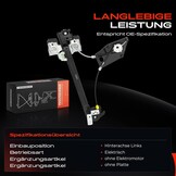 Elektrisch Raammechanisme Achter Links - Seat Ibiza IV (34% Korting)