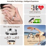 Smart Ring Fitness Tracker Zilver - 34% Korting