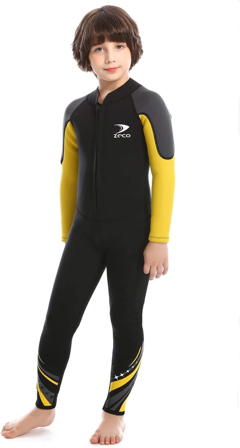 ZCCO 2,5 mm Neopreen Duikpak Kinderen - Zwart - Maat XS - 33% Korting