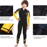 ZCCO 2,5 mm Neopreen Duikpak Kinderen - Zwart - Maat XS - 33% Korting