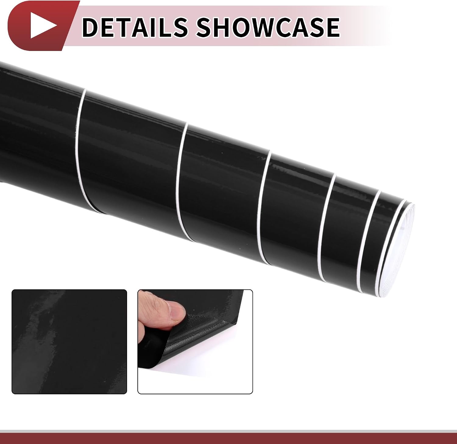 Zwarte PVC Auto Beschermfolie 7.62m x 1.52m | 34% Korting