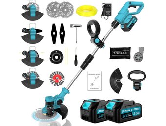 Krachtige Accu Grastrimmer & Bosmaaier (Makita Compatibel) - 34% Korting!