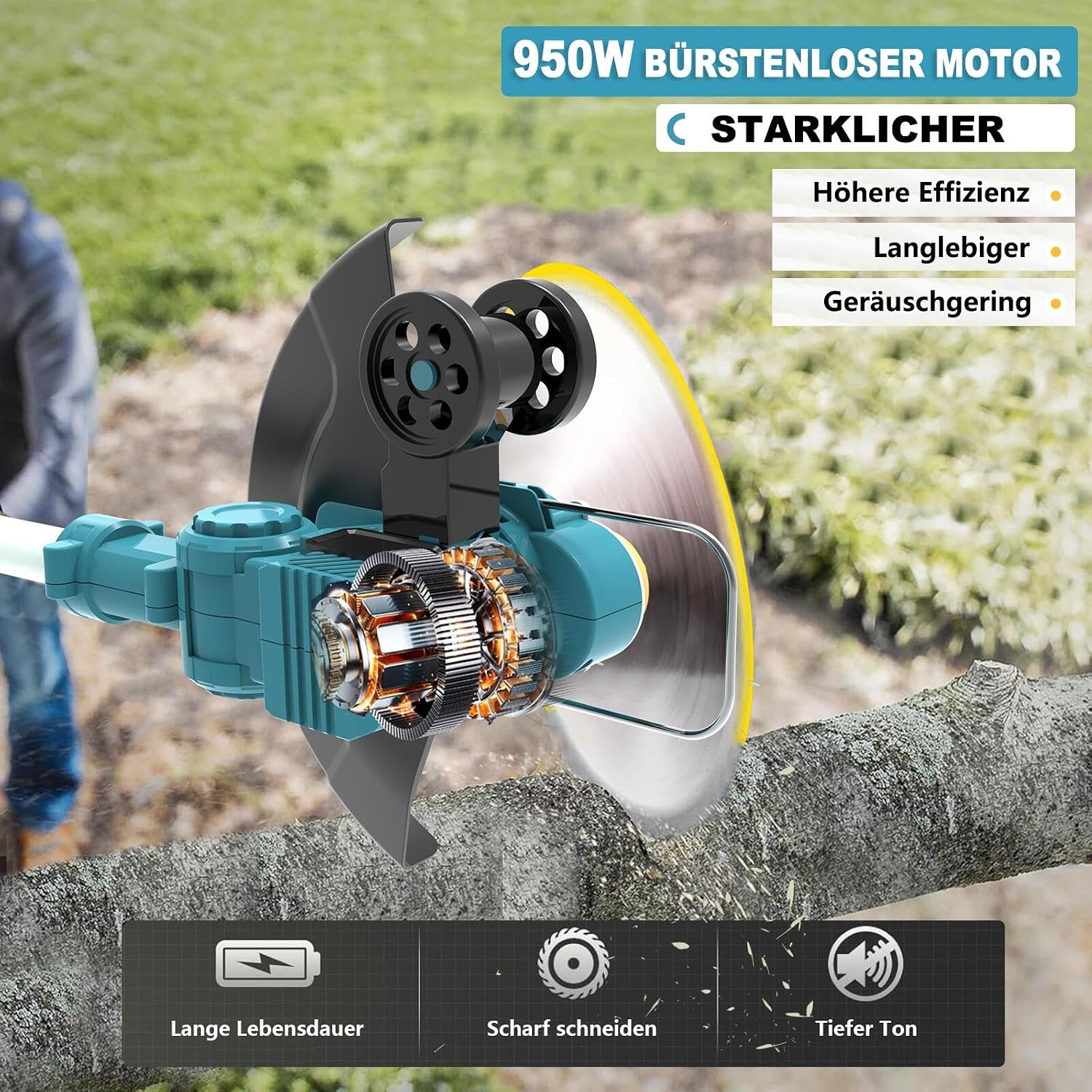 Krachtige Accu Grastrimmer & Bosmaaier (Makita Compatibel) - 34% Korting!