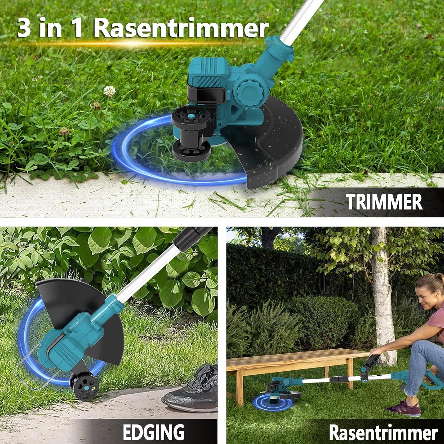 Krachtige Accu Grastrimmer & Bosmaaier (Makita Compatibel) - 34% Korting!