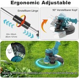 Krachtige Accu Grastrimmer & Bosmaaier (Makita Compatibel) - 34% Korting!