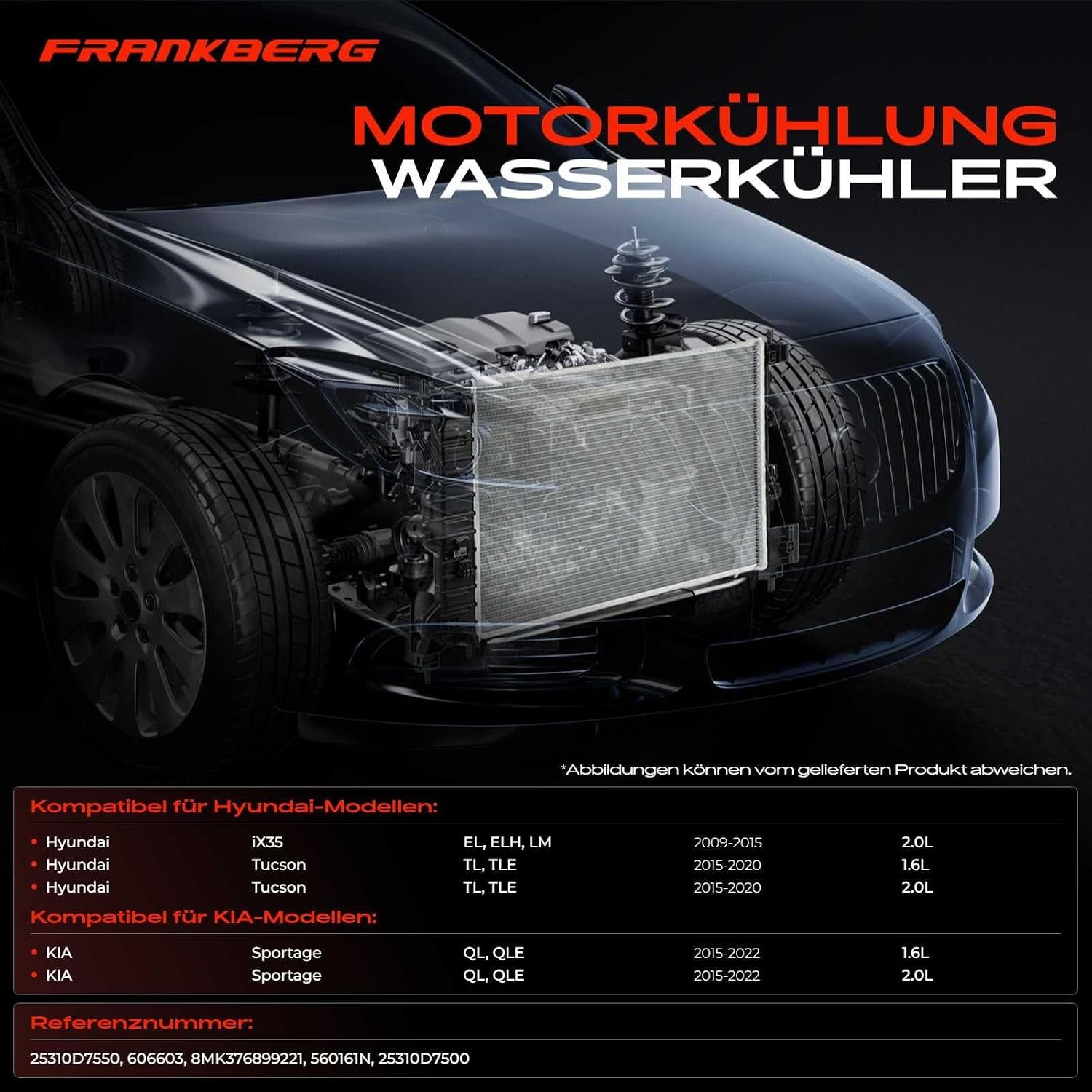 Frankberg Radiator Koeler Waterkoeler Transmissieoliekoeler - 34% Korting