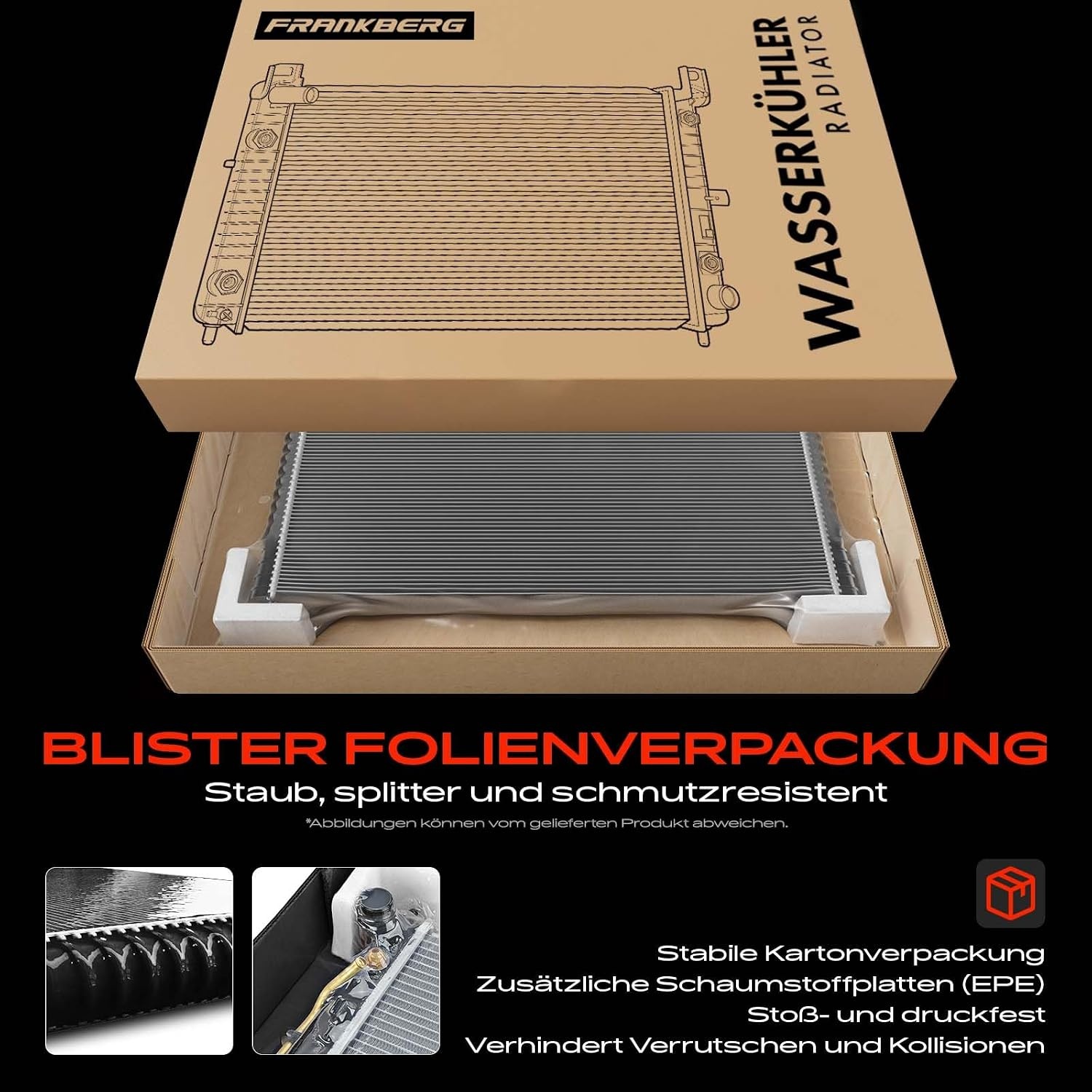 Frankberg Radiator Koeler Waterkoeler Transmissieoliekoeler - 34% Korting