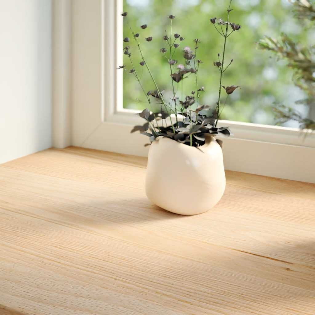 Massief Eikenhouten Vensterbanken 2 stuks - 140x30x2 cm Onbehandeld - 34% Korting