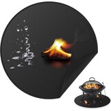 Vuurvaste Mat voor Kampvuur & BBQ | Rond 90cm | 50% Korting