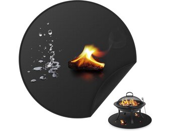 Vuurvaste Mat voor Kampvuur & BBQ | Rond 90cm | 50% Korting