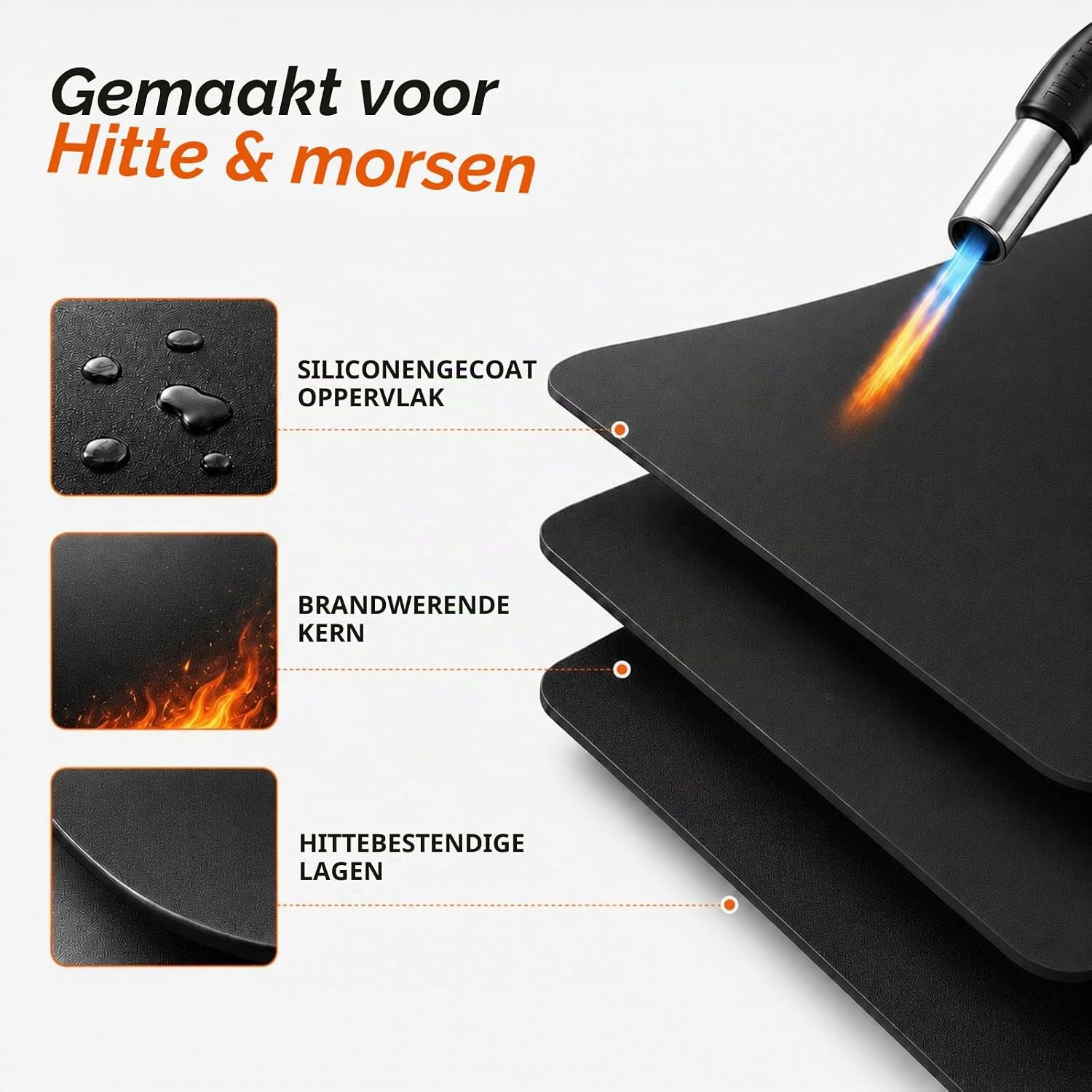 Vuurvaste Mat voor Kampvuur & BBQ | Rond 90cm | 50% Korting