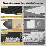 Akoestische Panelen 4-Pack 120x60cm Zwart - 34% Korting