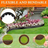 Flexibele Tuinborderrand Zwart 15m - 31% Korting