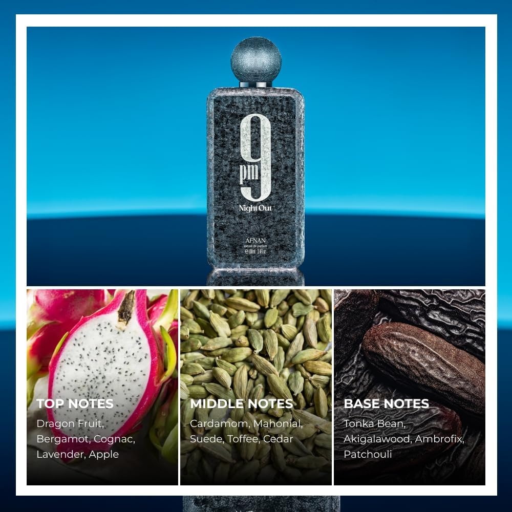 Afnan 9 PM Night Out Parfum - Uniseks 100ml (33% Korting)