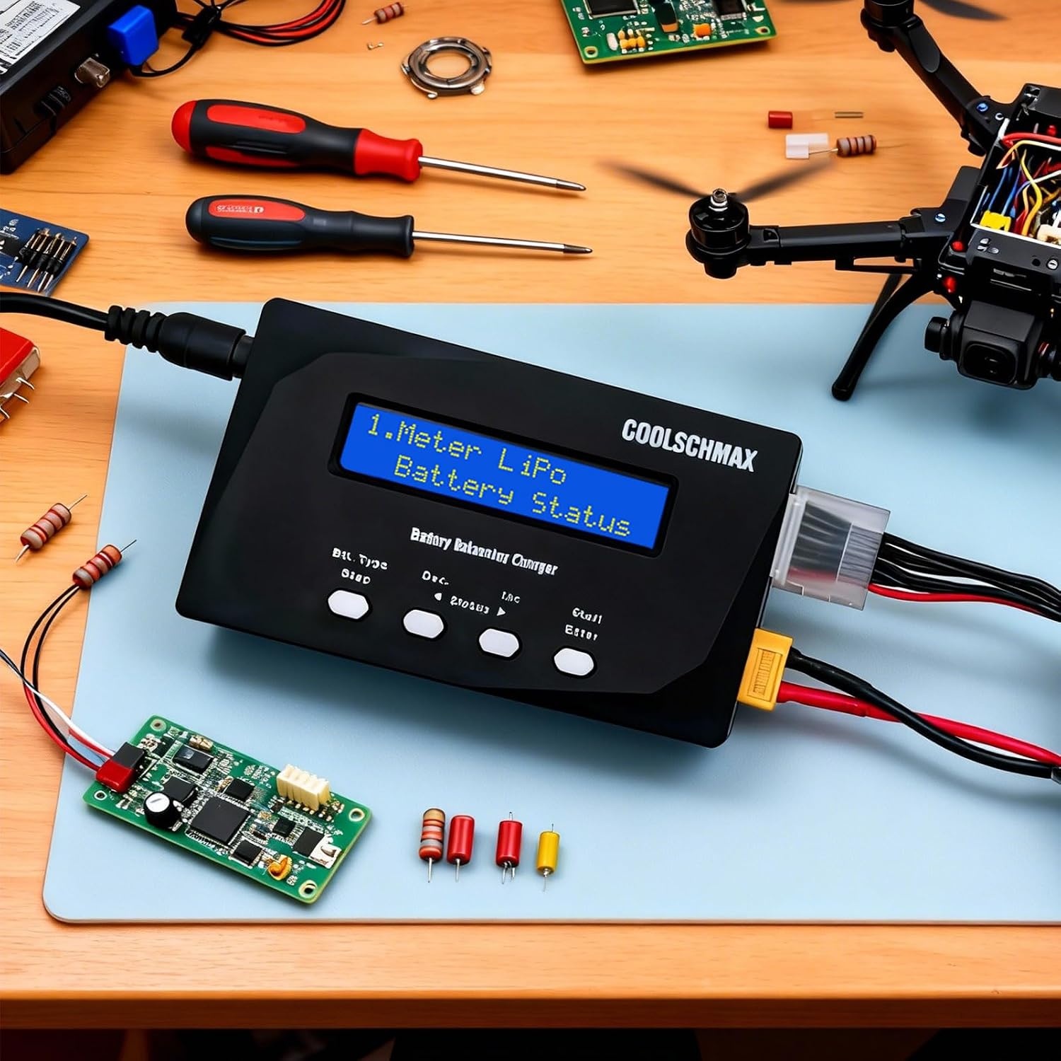 Acculader & Tester XT60 met 32% Korting - Veelzijdig & Veilig