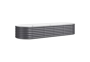 Plantenbak Staal Antraciet 224x80x36 cm - 68% Korting