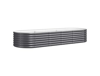 Plantenbak Staal Antraciet 224x80x36 cm - 57% Korting!