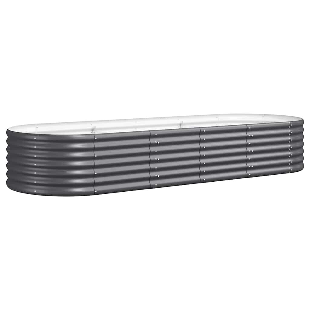 Plantenbak Staal Antraciet 224x80x36 cm - 57% Korting!