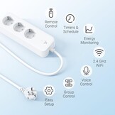 Slimme Stekkerdoos 3-voudig met WiFi & Energiebesparing - 31% Korting