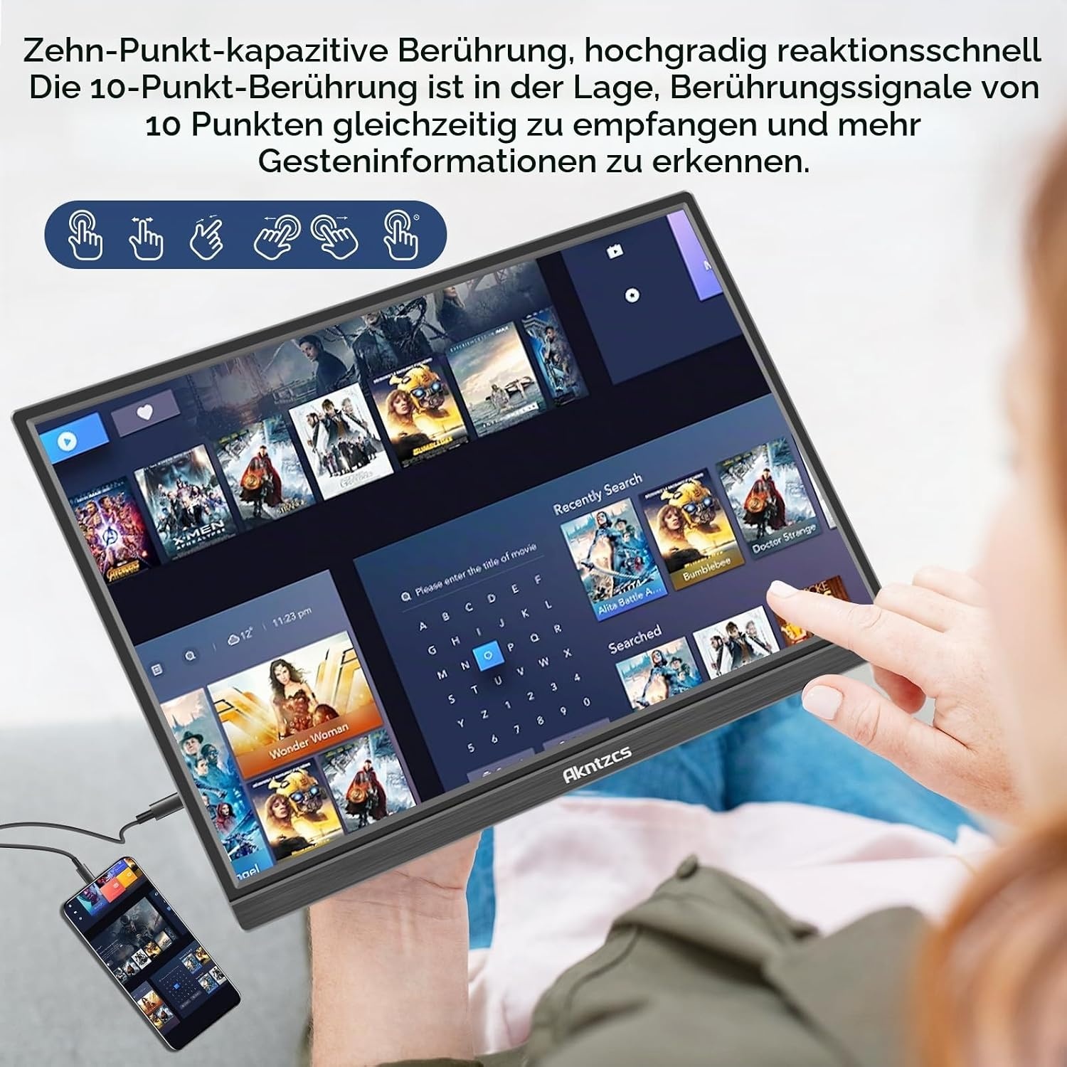 Draagbare Monitor 16" FHD Touchscreen - 34% Korting