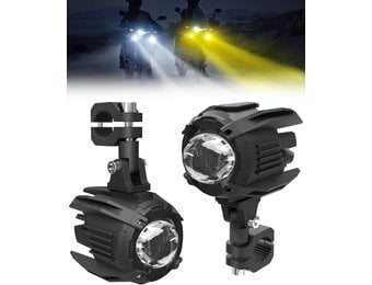 Motorfiets LED Hulplampen 9000LM Tweekleurig | 52% Korting