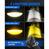 Motorfiets LED Hulplampen 9000LM Tweekleurig | 52% Korting