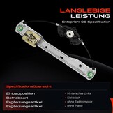 Raamheffer Linksachter Zonder Motor Volvo S60/V60 (2010-2018) - 34% Korting