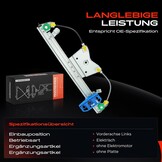 Frankberg Vensterheffer Mechanisme Elektrisch Motor - 34% Korting