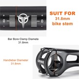Aluminium Fietsstuur 780mm Zwart - 32% Korting