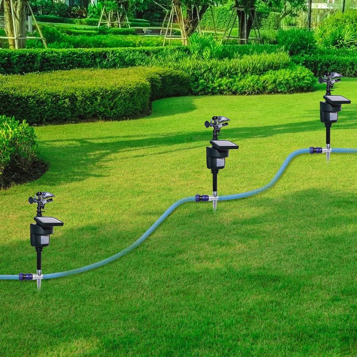 Zonne-sprinkler Dierenverjager met Bewegingssensor | Verjaagt Ongedierte -33% Korting