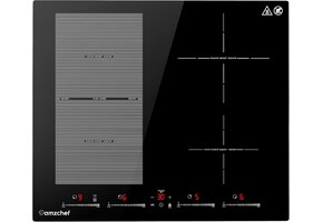 Inductiekookplaat 60cm - 4 Flexibele Zones, 7400W - 41% Korting!