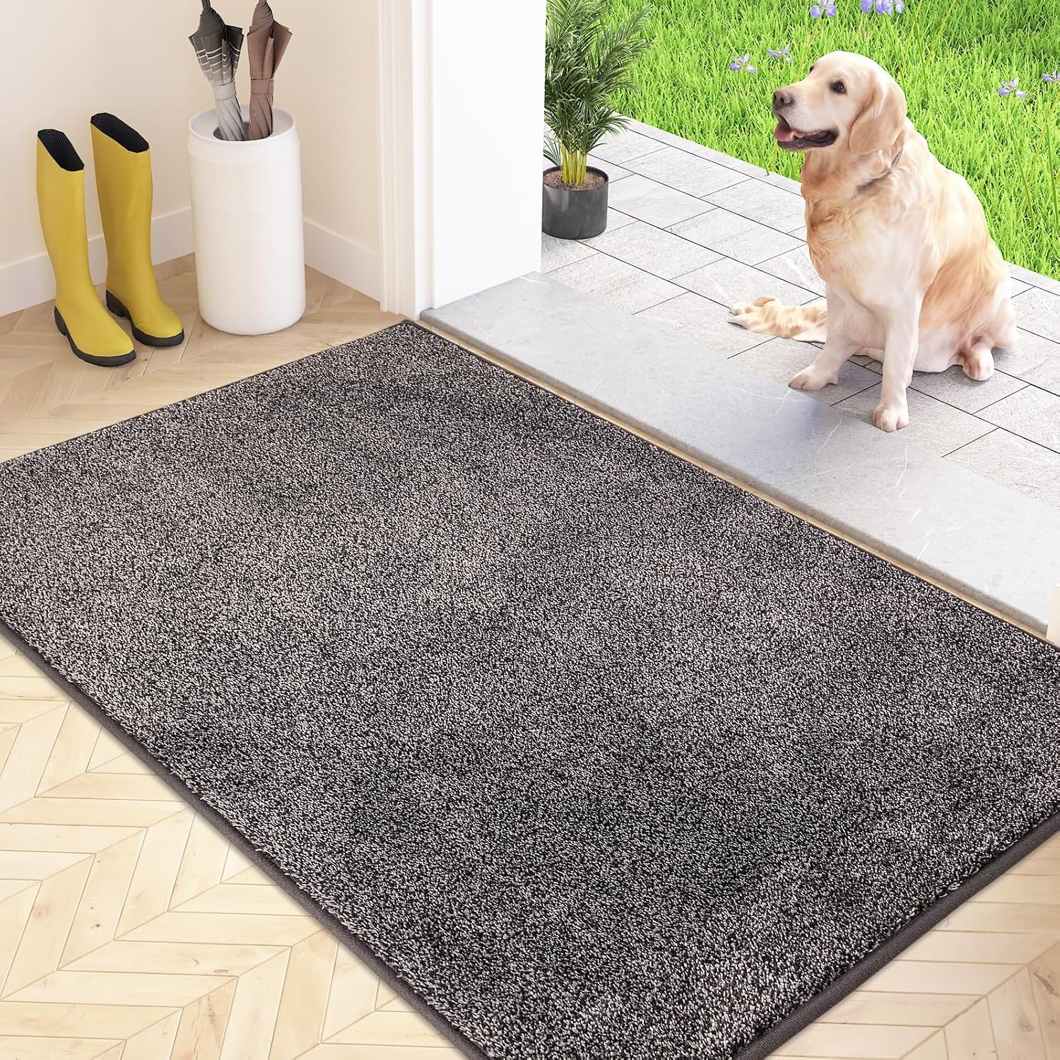Grote Deurmat 120x180 cm - Absorberend & Antislip - 34% Korting