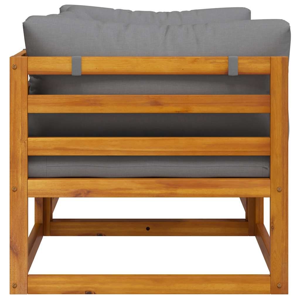 VidaXL Hoekbanken Set 2x Donkergrijs met Kussens - 55% Korting