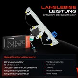 Elektrisch Raammechanisme Links Voor - 34% Korting!