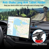 Universele Tablet & Telefoon Autohouder - Flexibele Zwanenhals 34cm - 32% Korting