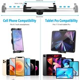 Universele Tablet & Telefoon Autohouder - Flexibele Zwanenhals 34cm - 32% Korting