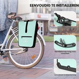 Waterdichte Fietstas 3-in-1 met Koeltas - 22-28L Groen (32% Korting)