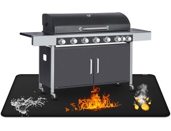 Vuurvaste Ondergrillmat 75x120 cm - Hittebestendige Vloerbescherming (32% Korting)