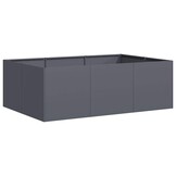 Plantenbak Staal Antraciet 120x80x40 cm - 53% Korting