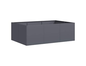 Plantenbak Staal Antraciet 120x80x40 cm - 53% Korting