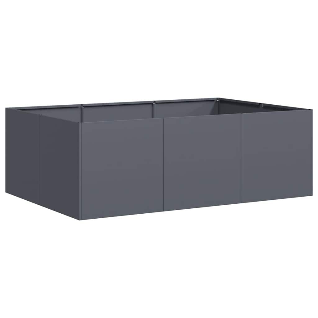 Plantenbak Staal Antraciet 120x80x40 cm - 53% Korting