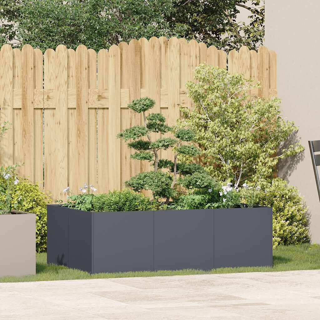 Plantenbak Staal Antraciet 120x80x40 cm - 53% Korting