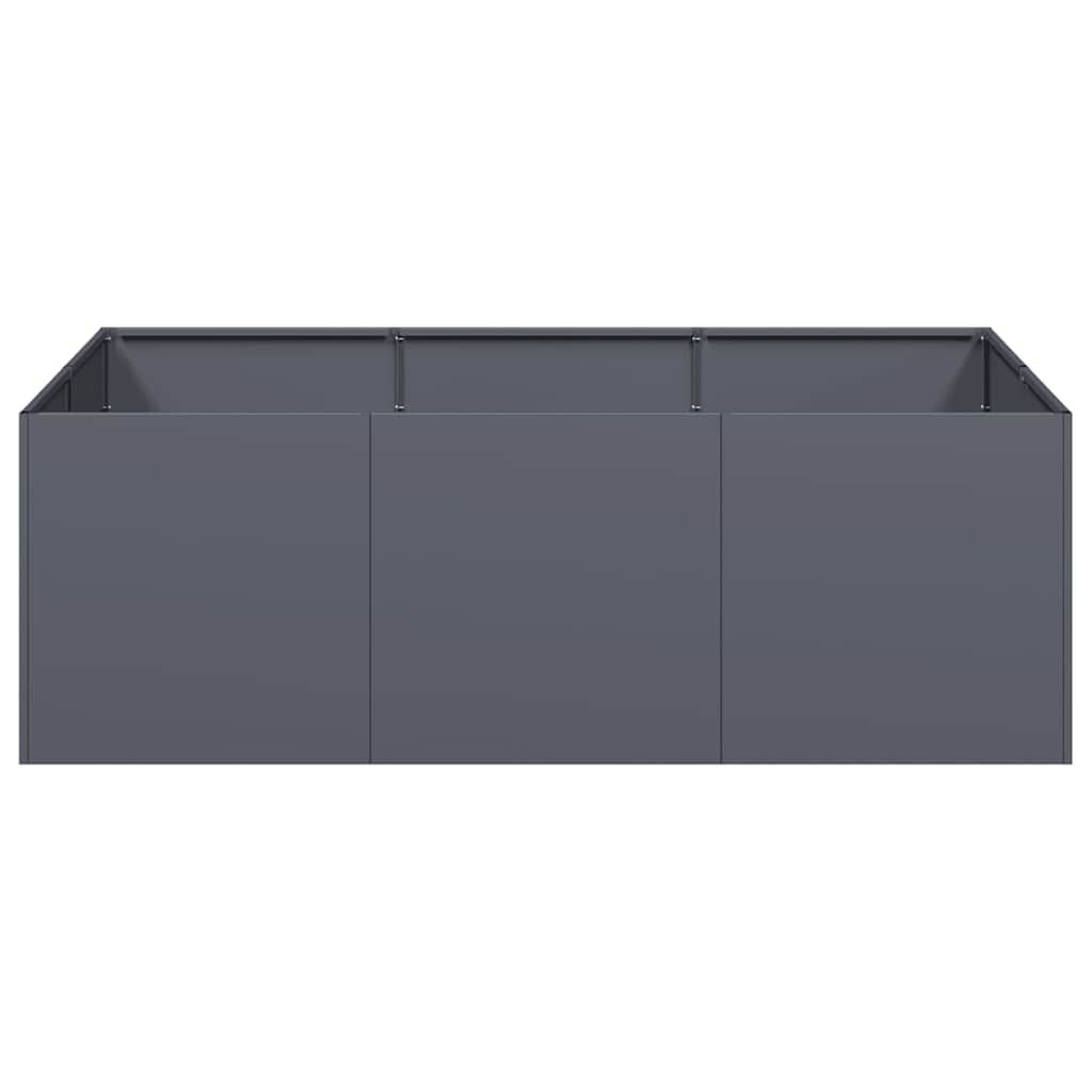 Plantenbak Staal Antraciet 120x80x40 cm - 53% Korting