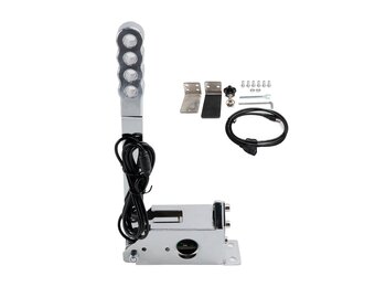 USB Handrem Sim Racing PC - 64-Bit Hall Sensor - Zilver - 29% Korting