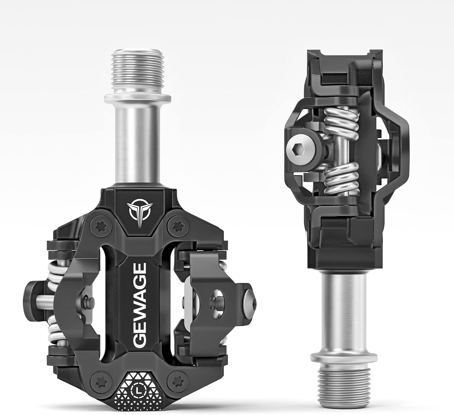 GEWAGE MTB Klikpedalen - Zwart - SPD Compatibel - 32% Korting