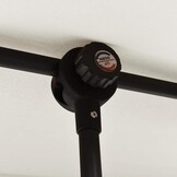 Parasol Zandwit met Aluminium Paal - 33% Korting!