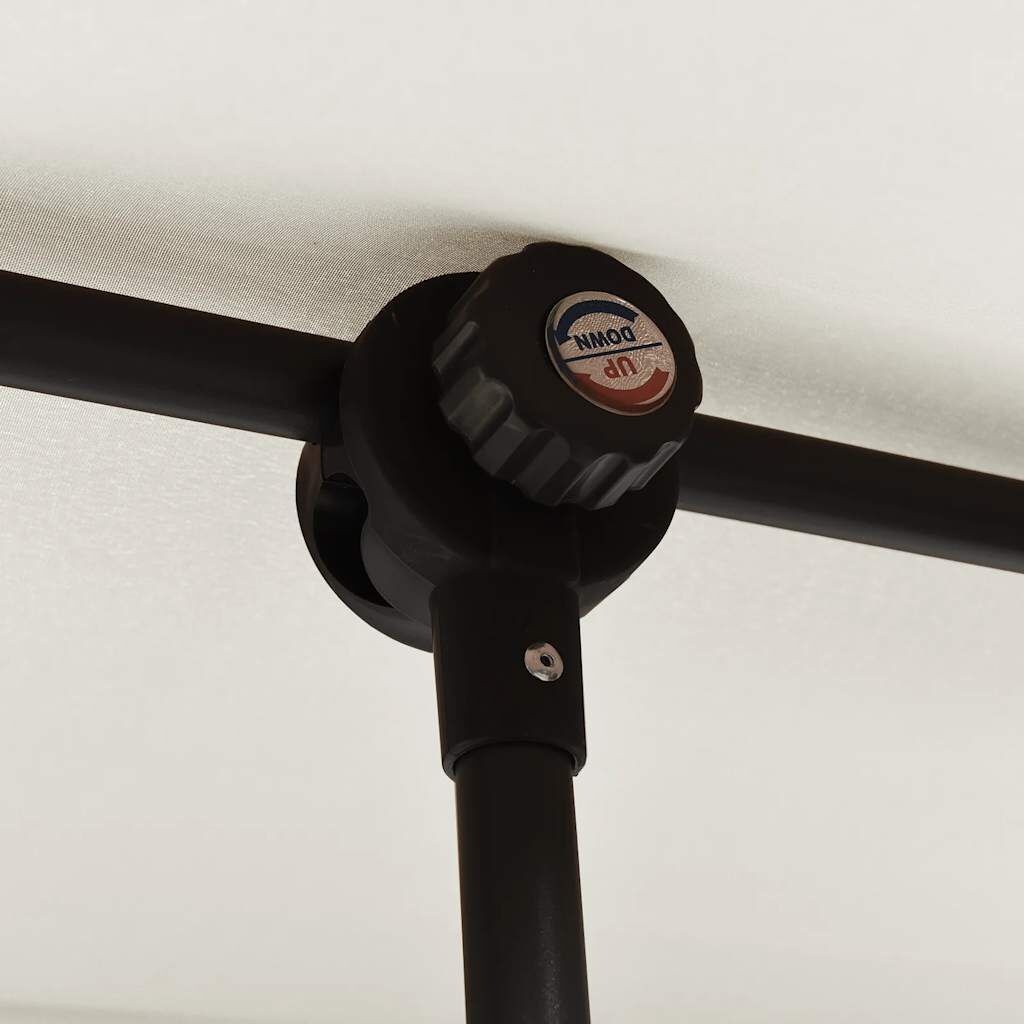 Parasol Zandwit met Aluminium Paal - 33% Korting!